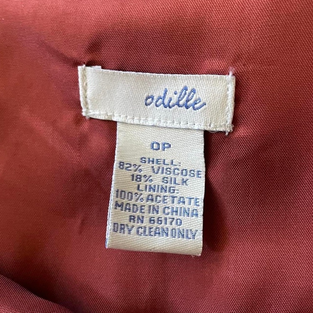 Odille by Anthropologie Velvet Ruffle Midi Skirt - Picture 5 of 8